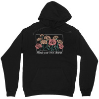 Mind Your Own Uterus Vintage Carnation Flowers Feminist Unisex Hoodie | Artistshot