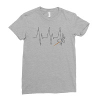 Sewing Heartbeat For Light Ladies Fitted T-shirt | Artistshot