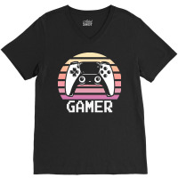 Gamers Clothing T  Shirt Gamer Pastel Goth Retro V-neck Tee | Artistshot