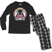 Gamers Clothing T  Shirt Gamer Pastel Goth Retro Men's Long Sleeve Pajama Set | Artistshot