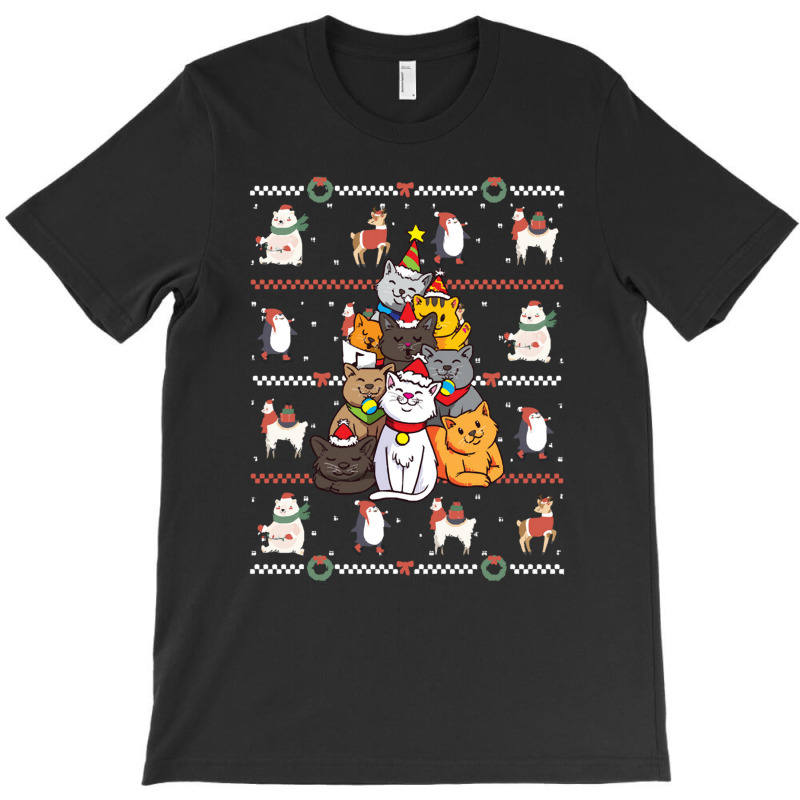 Cat Tree Cat   Cat Tree Christmas T-Shirt by Irena D Good | Artistshot