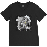 Diego Castillo Baseball Paper Poster Pirates 3 V-neck Tee | Artistshot