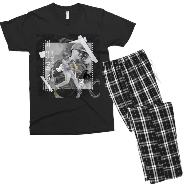 Diego Castillo Baseball Paper Poster Pirates 3 Men's T-shirt Pajama Set | Artistshot