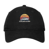 Falkland Islands Vintage Boating 70s Retro Boat Design Long Sleeve Adjustable Cap | Artistshot