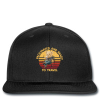 Vaccinated And Ready To Travel, Travel Safely, I'm Vaccinated Printed Hat | Artistshot