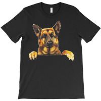 German Shepherd Dog Clothes T  Shirt Cute German Shepherd Dog Pocket S T-shirt | Artistshot