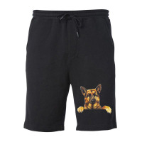 German Shepherd Dog Clothes T  Shirt Cute German Shepherd Dog Pocket S Fleece Short | Artistshot