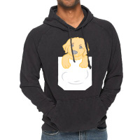 Golden Retriever Dog T  Shirt Cute Funny Golden Retriever Puppy Pocket Vintage Hoodie | Artistshot