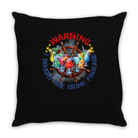 Warning I Bought The Drink Package Travel Vacation Cruise Throw Pillow | Artistshot