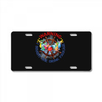 Warning I Bought The Drink Package Travel Vacation Cruise License Plate | Artistshot