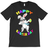 Happy Easter Bunny T  Shirt Funny Dabbing Rabbit Sunglasses Easter Bun T-shirt | Artistshot