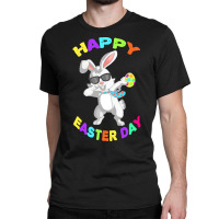 Happy Easter Bunny T  Shirt Funny Dabbing Rabbit Sunglasses Easter Bun Classic T-shirt | Artistshot