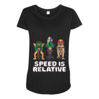 Racer Turtle Snail Sloth Race Maternity Scoop Neck T-shirt | Artistshot