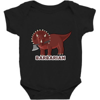 Dungeons And Dinos Rpg - Barbarian Baby Bodysuit | Artistshot