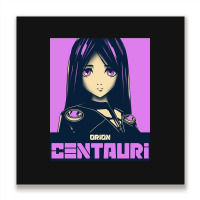 Orion Centauri Anime Design Metal Print Square | Artistshot