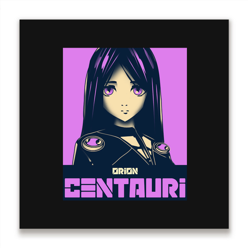 Orion Centauri Anime Design Metal Print Square | Artistshot