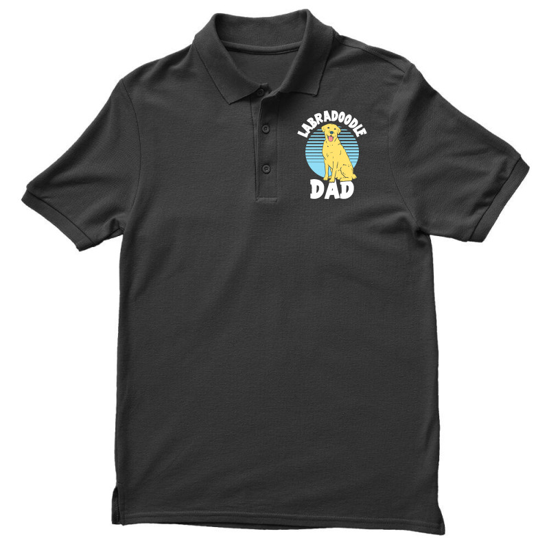 Labradoodle T  Shirt Labradoodle Dad T  Shirt Men's Polo Shirt | Artistshot