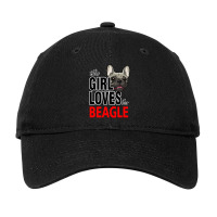 Merry Christmas Dog This Girl Loves Her Beagle Adjustable Cap | Artistshot