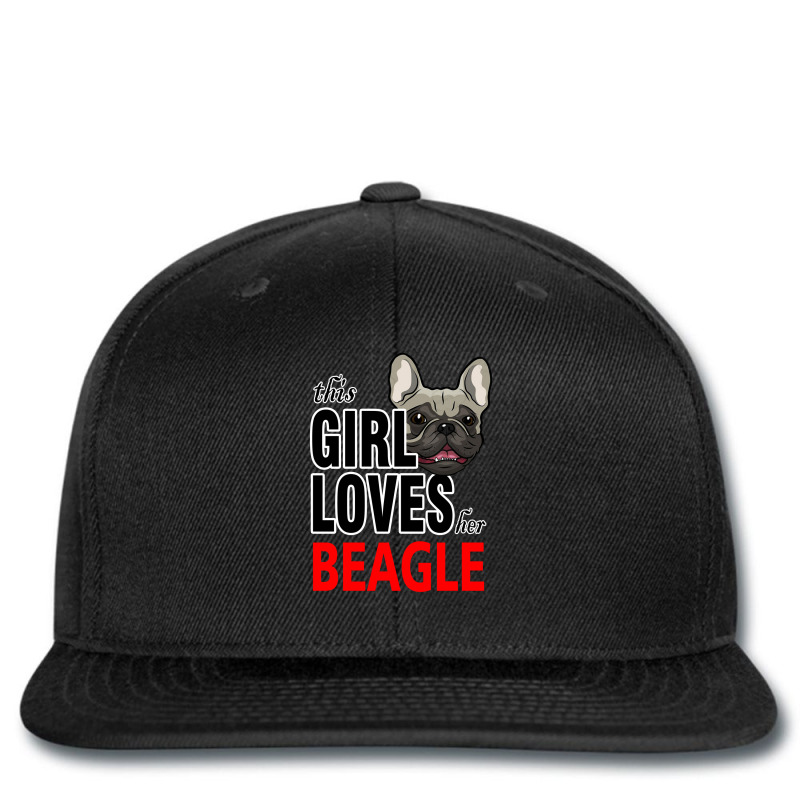 Merry Christmas Dog This Girl Loves Her Beagle Printed hat by lorismerch | Artistshot