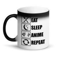 Eat, Sleep, Anime, Repeat!!!!!! Magic Mug | Artistshot