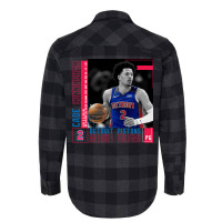 Cade Cunningham Basketball Edit Poster Pistons Flannel Shirt | Artistshot