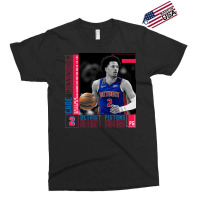 Cade Cunningham Basketball Edit Poster Pistons Exclusive T-shirt | Artistshot