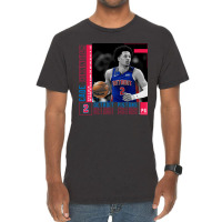 Cade Cunningham Basketball Edit Poster Pistons Vintage T-shirt | Artistshot