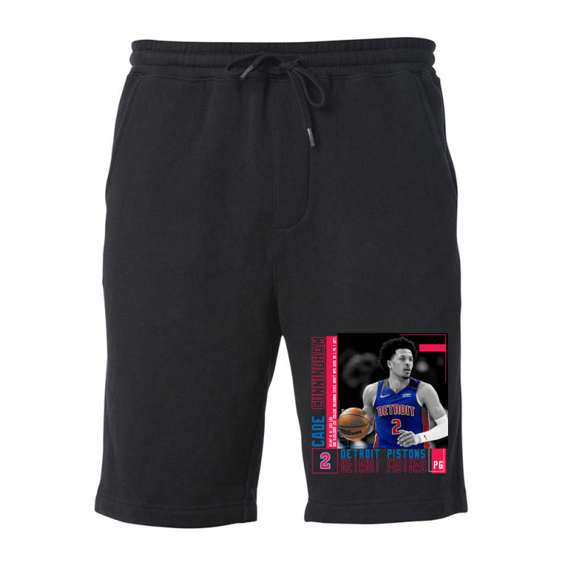 Cade Cunningham Basketball Edit Poster Pistons Fleece Short by adwoaafredyy | Artistshot