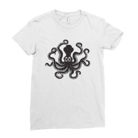 Minoan Octopus Ladies Fitted T-shirt | Artistshot