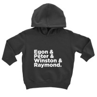 Egon & Peter & Winston & Raymond Toddler Hoodie | Artistshot