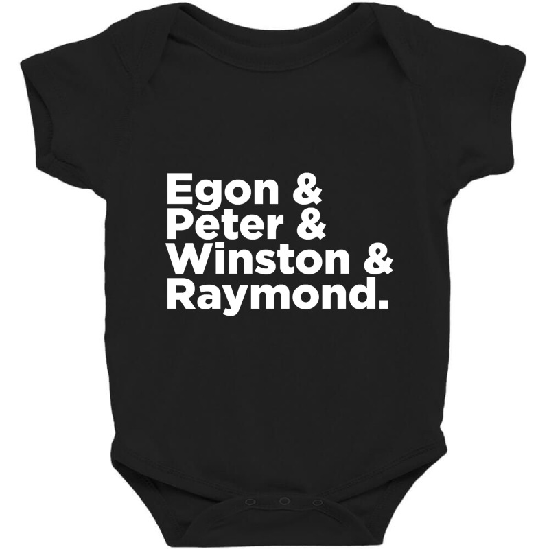 Egon & Peter & Winston & Raymond Baby Bodysuit by Milne Charlton | Artistshot