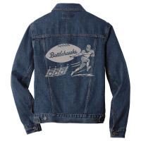 Vintage Xfl Football St Louis Battlehawks Gray Battlehawks Wordmark Men Denim Jacket | Artistshot