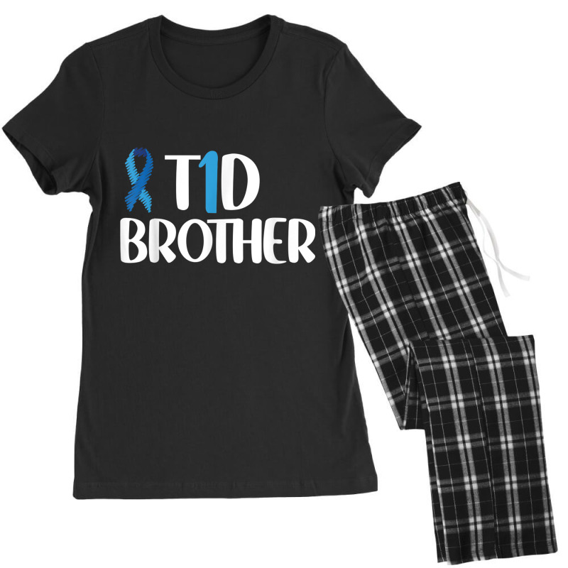 T1d Brother Shirt Type 1 Diabetes Awareness Brother Kids Women's Pajamas Set by MaricelyOrtiz | Artistshot