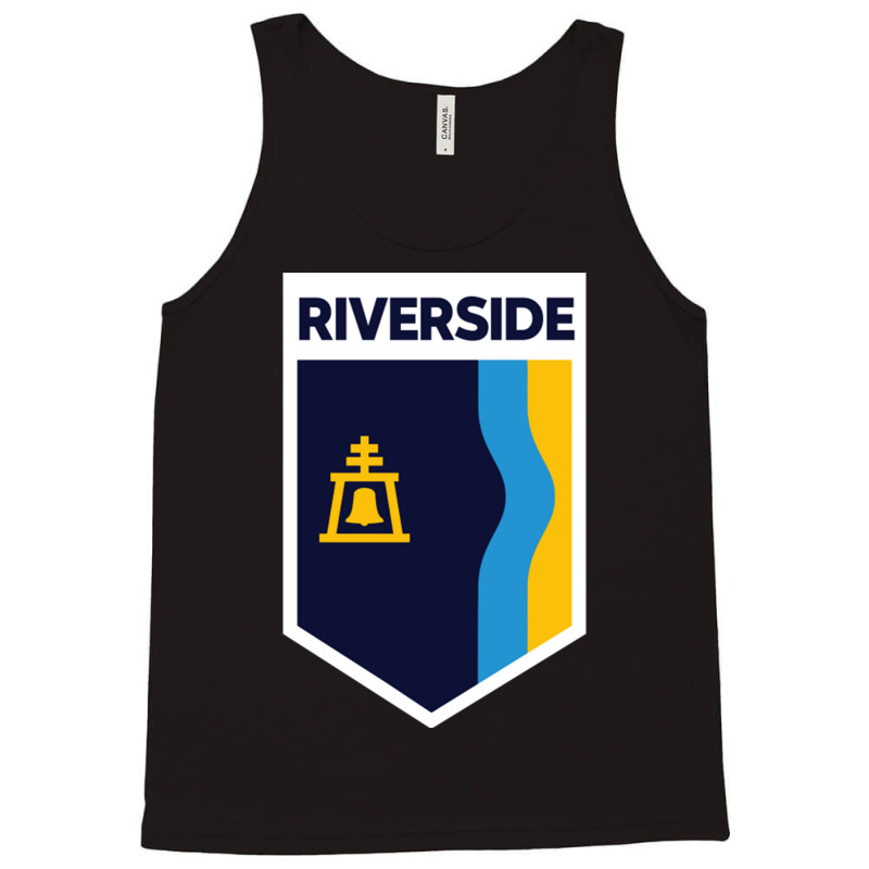 Riverside California City Flag Emblem Tank Top by AbeaJuanje | Artistshot