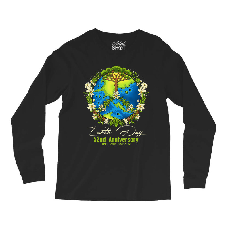 Earth Day 2022 52nd Earth Day Gifts Girls Boys Long Sleeve Shirts | Artistshot