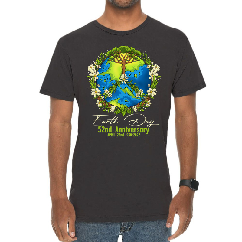 Earth Day 2022 52nd Earth Day Gifts Girls Boys Vintage T-shirt | Artistshot