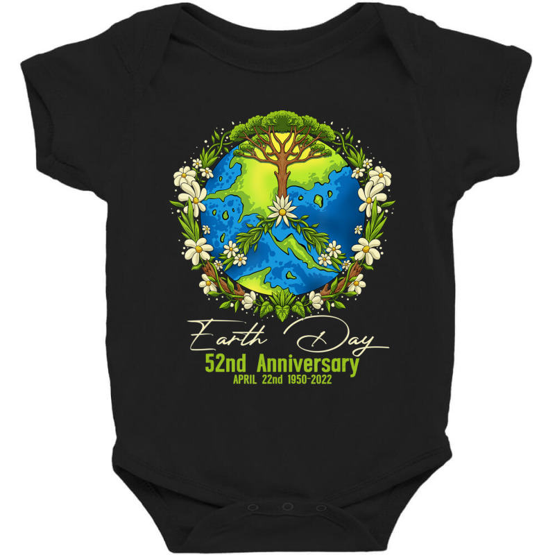 Earth Day 2022 52nd Earth Day Gifts Girls Boys Baby Bodysuit | Artistshot