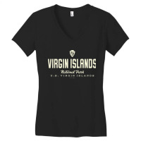 Virgin Islands National Park 1956 Arrowhead Tan Women's V-neck T-shirt | Artistshot