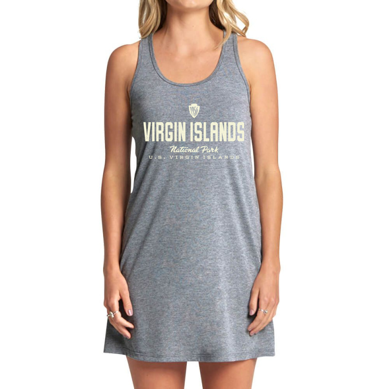 Virgin Islands National Park 1956 Arrowhead Tan Tank Dress by JeremyHurley | Artistshot