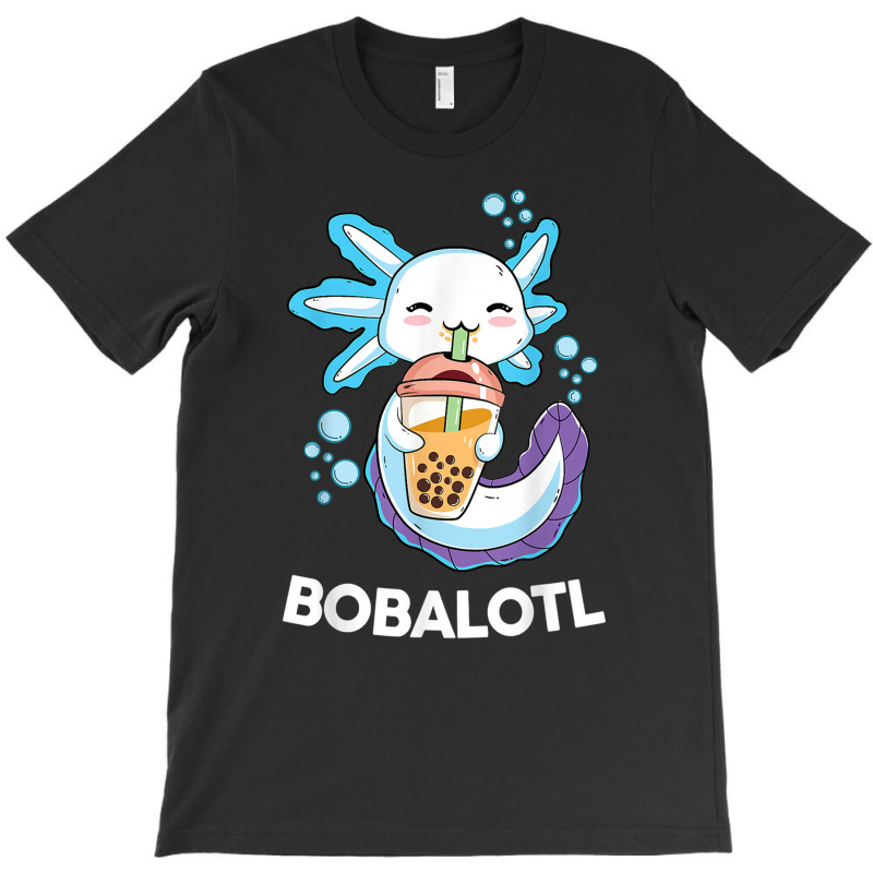 Axolotl Boba Bubble Tea Kawaii Anime Japanese Kids Teen Girl T-Shirt by Irena D Good | Artistshot