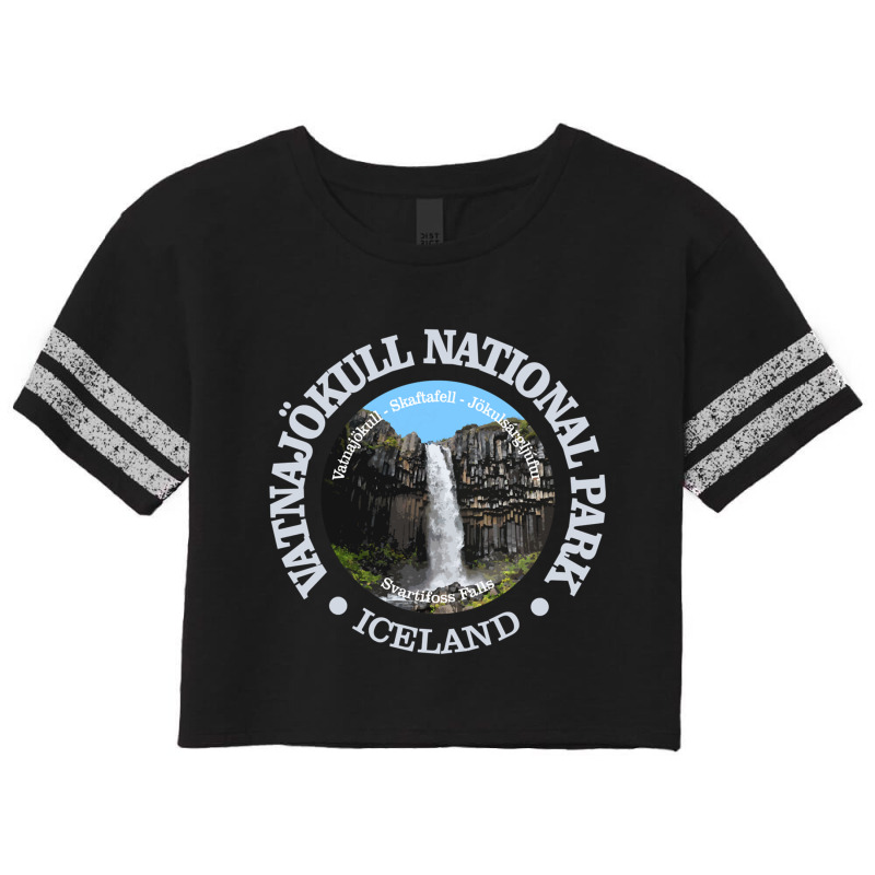 Vatnajokull National Park Scorecard Crop Tee by ANTHONY VICK | Artistshot