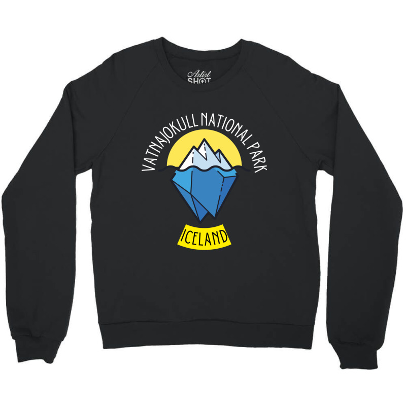 Vatnajokull National Park Crewneck Sweatshirt by ANTHONY VICK | Artistshot