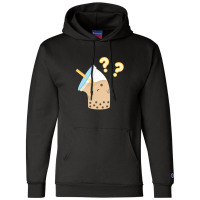 Boba Milk Tea Confused Champion Hoodie | Artistshot