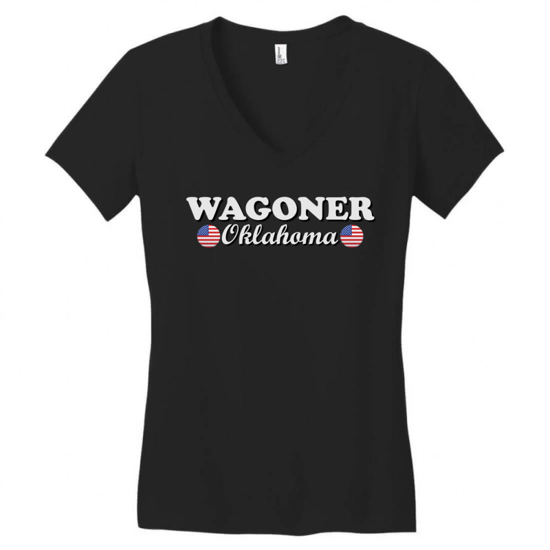 Wagoner Oklahoma Women's V-Neck T-Shirt by JeremyHurley | Artistshot