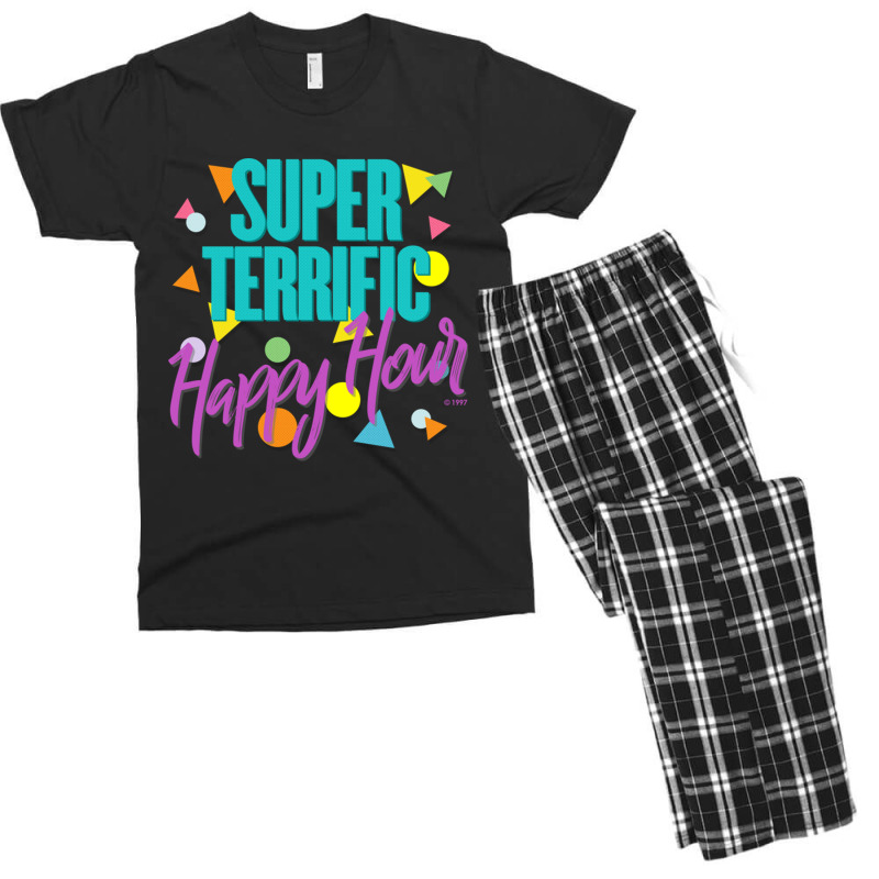 Super Terrific Happy Hour! Men's T-shirt Pajama Set by CarmelaElaine | Artistshot