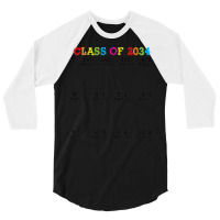 Class Of 2034 Handprin, Grow With Me Kindergarten Kid 3/4 Sleeve Shirt | Artistshot