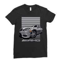 Benz W204 C63 Amg Ladies Fitted T-shirt | Artistshot