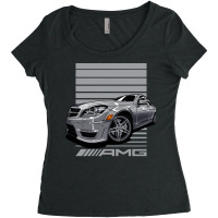 Benz W204 C63 Amg Women's Triblend Scoop T-shirt | Artistshot