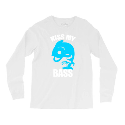 Kiss My Bass Long Sleeve Shirts Designed By Icang Waluyo