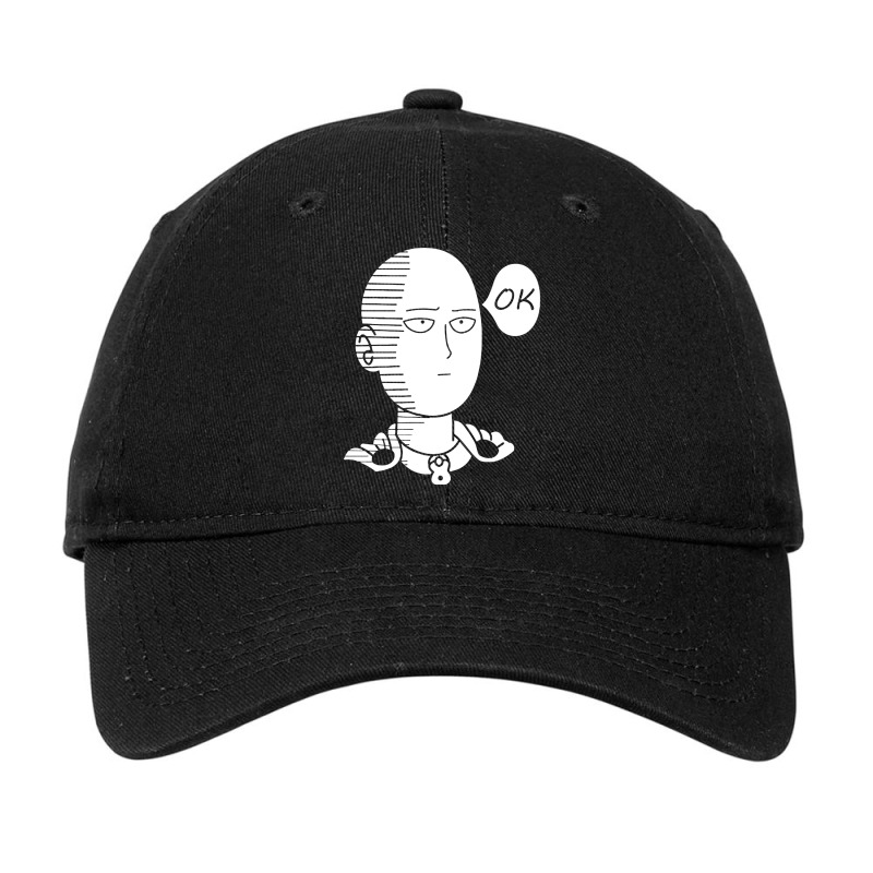 Saitama's Ok Adjustable Cap by oatesorlandoi9eepf | Artistshot